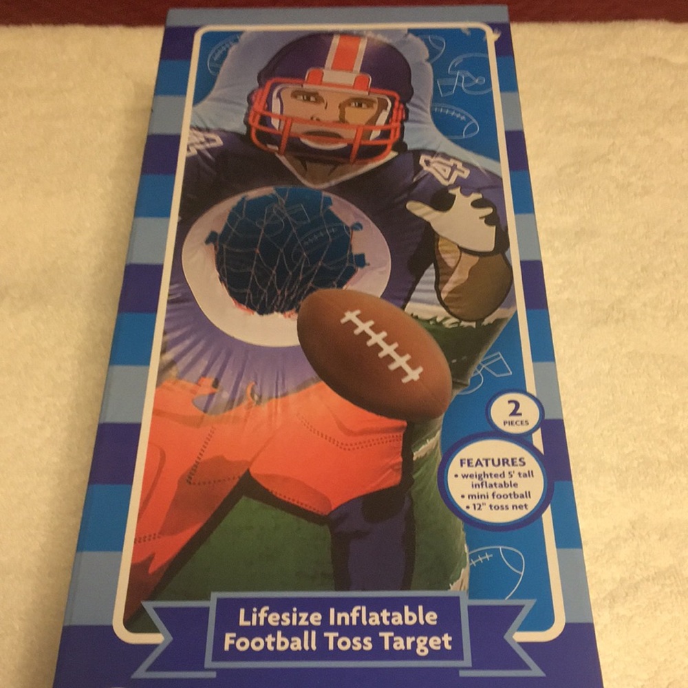 Life size inflatable Football Toss Target